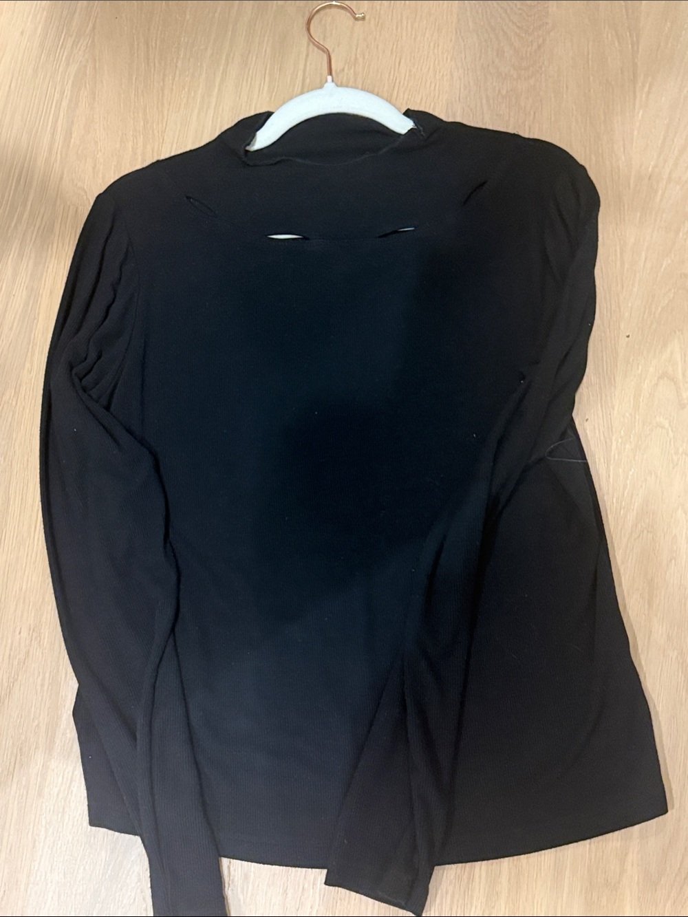 LNA Black Turtleneck Sweater
